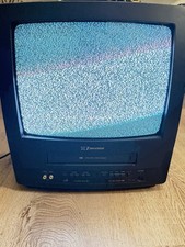 Emerson 13" CRT TV VCR VHS Combo EWC1302 Retro Gaming
