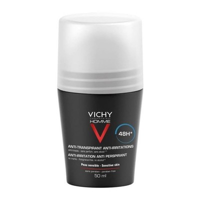 Vichy Homme Anti-Transpirant Roll-On 48h Sensitive Haut 50ml