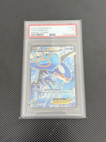 2015 Pokemon XY FA/Kyogre EX Primal Clash 148/160 PSA 1