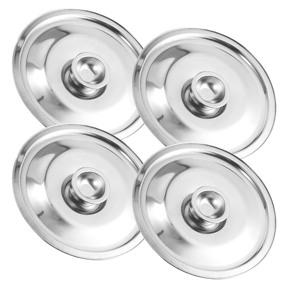 4 Pcs Pan Cover Universal Pot Lids for Cooking Food Container Pans Pots