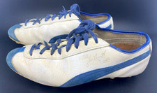 De colección PUMA JOE NAMATH TACOS DE FÚTBOL ZAPATOS AÑOS 70 FIRMA SUPER SERIES ~ Talla 8.5