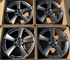 4 ALUFELGEN 17" MERCEDES BENZ E-KLASSE W213 R1ES 7,5x17 ET40 NEU FREIHAUS 4 ALUFELGEN 17" MERCEDES BENZ E-KLASSE W213 R1ES 7,5x17 ET40 NEU FREIHAUS
