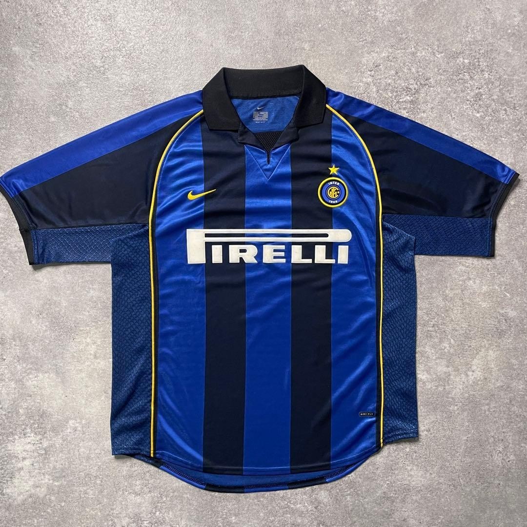 2001-02 NIKE Inter Milan  shirt インテル Inter Milan 2001-02 Home Jersey Nike Authentic Vintage M From