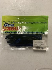 Gene Larew 6? Salt Flick?R Blackberry/Sapphire 8ct Stick Worm Bass Fishing