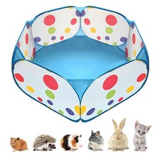 Portable Small Animals Playpen, Outdoor/ Indoor Pop Open Pet Exercise Fence, ...