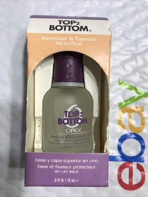 Orly TOP 2 BOTTOM Topcoat & Basecoat All In One 654513  0.6 oz