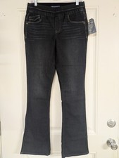 Democracy Ab Solution Itty Bitty Bootcut Jeans Women's 6 Indigo NWT