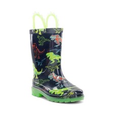 Western Chief Toddler Dino Soar Rain Boots - Navy Blue 5T / 72sp
