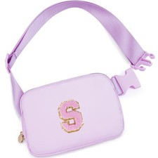 Birthday Gifts for 6 7 8 9 10 11 12 13 Year Old Girls,Fanny Pack Lavender S