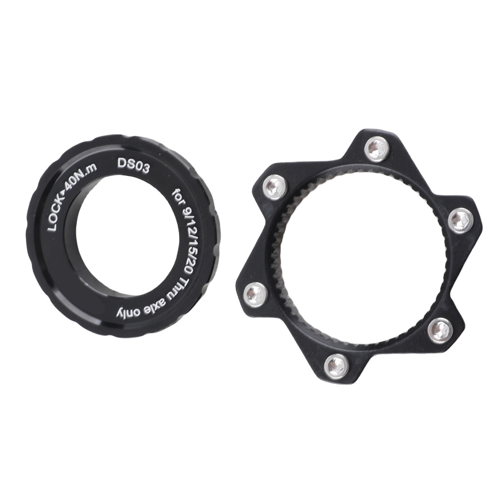 1 Pcs Mountain Bicycle Hub Center Lock Adaptor 6-Bolt Disc Brake Rotor For CU