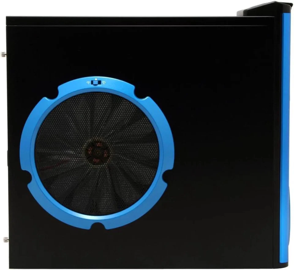 ENERMAX Chakra ECA3052-BL Blue/ Black SECC ATX Mid Tower Computer Case - Image 4 of 4