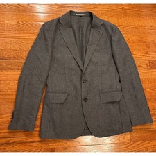 J.Crew Ludlow Blazer Mens 34S Slim Gray Moon Tweed Wool Cotton Unstructured