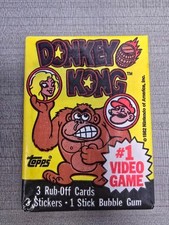 1982 Topps Nintendo Donkey Kong Wax Packs UNO...