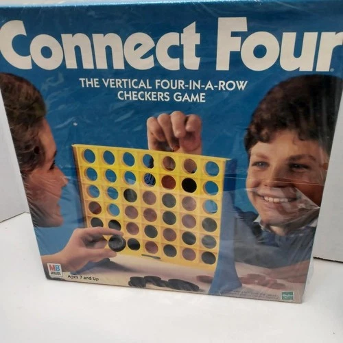 1998 Connect Four Vertical Checkers Game Milton Bradley Vintage Factory Sealed