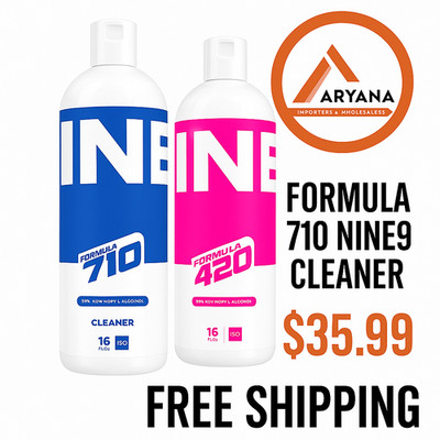 Formula 710 Nine9 Cleaner   2CT   MIXED COLORS   99% ISO   FREE SHIPPING