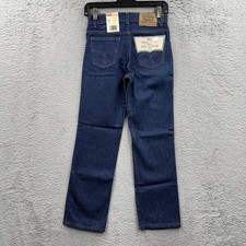 Levi's 318-0216 Boy's 11 Orange Tab Blue Jeans 25.5x26 Vintage Dark Wash Denim