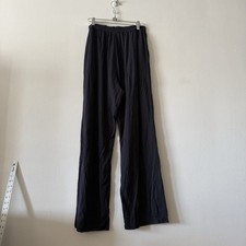 Skims Boyfriend Loose Pants Straight Leg Elastic Waistband Women  s M Lounge