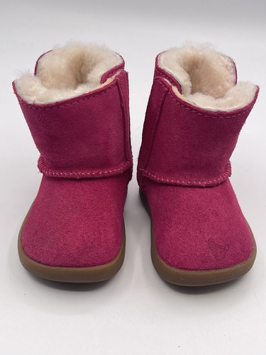 Ugg neonato bambino taglia 0/1 Keelan rosa azalea camoscio tomaia 1096089T - Foto 6 di 10