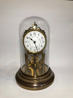 Gustav Becker 400 Day Torsion Clock w/ JUF Arrow Pendulum (For Parts)