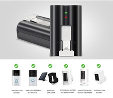 V4 Replacement Battery for Ring-Doorbell Camera 2/3/4/3plus Spotlight Cam