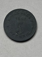 5 Pfennig Kriegsgeld 1917 Stadt Witten
