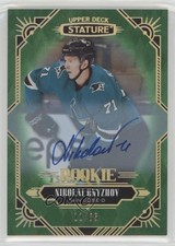 2020-21 Upper Deck Stature Rookies Green 11/85 Nikolai Knyzhov #154 Auto 0w0l