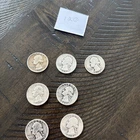Set 7 Silver Quarters 90% Silver  1935-1950 lot  #120