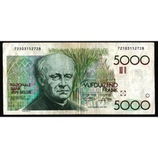 BELGIUM 5000 Francs 1982 - VF - Pick 145(3)