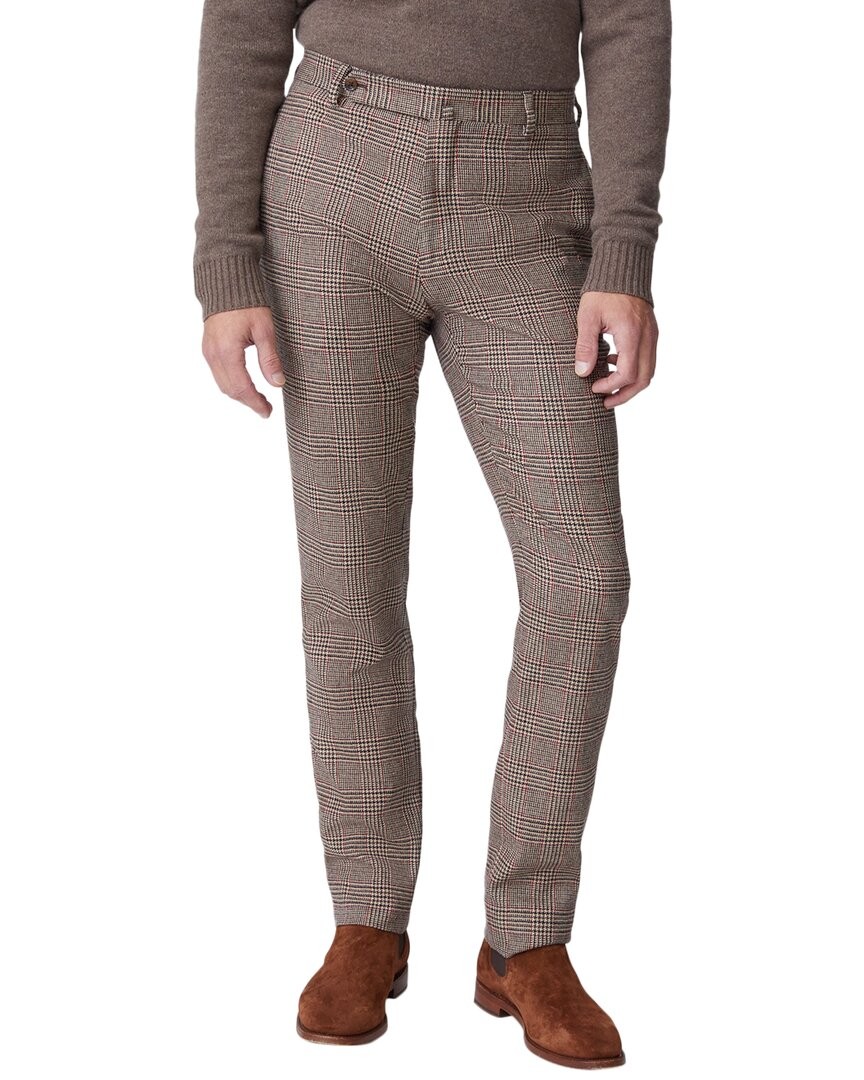 JMclaughlin Oxford Wool-Blend Pant Mens Brown 31 22390₽