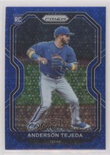 2021 Panini Prizm Blue Donut Circle Prizm 51/199 Anderson Tejeda #9 7l6
