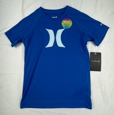 HURLEY KIDS BLUE TEE SHIRT SIZE 5 UPF 50