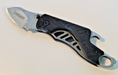 Kershaw Cinder Keychain Sized Knife w/ Bottle Opener & Liner Lock Hinderer NICE
