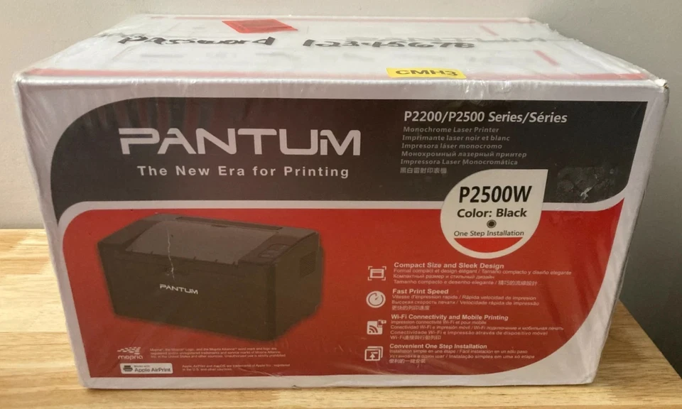 Pantum P2502W Wireless Monochrome Laser Printer (Factory Sealed) - Image 3 of 3