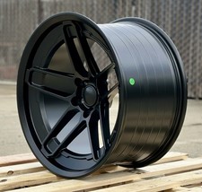 20x11 Satin Black Wheels For Dodge Challenger Charger Widebody 20 Rims -4.5 20x11 Satin Black Wheels For Dodge Challenger Charger Widebody 20 Rims -4.5