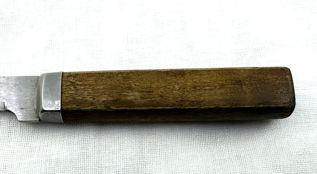 Vintage FISHERMANS TACKLE FILLET KNIFE Wooden Handle Stainless Steel SWEDEN