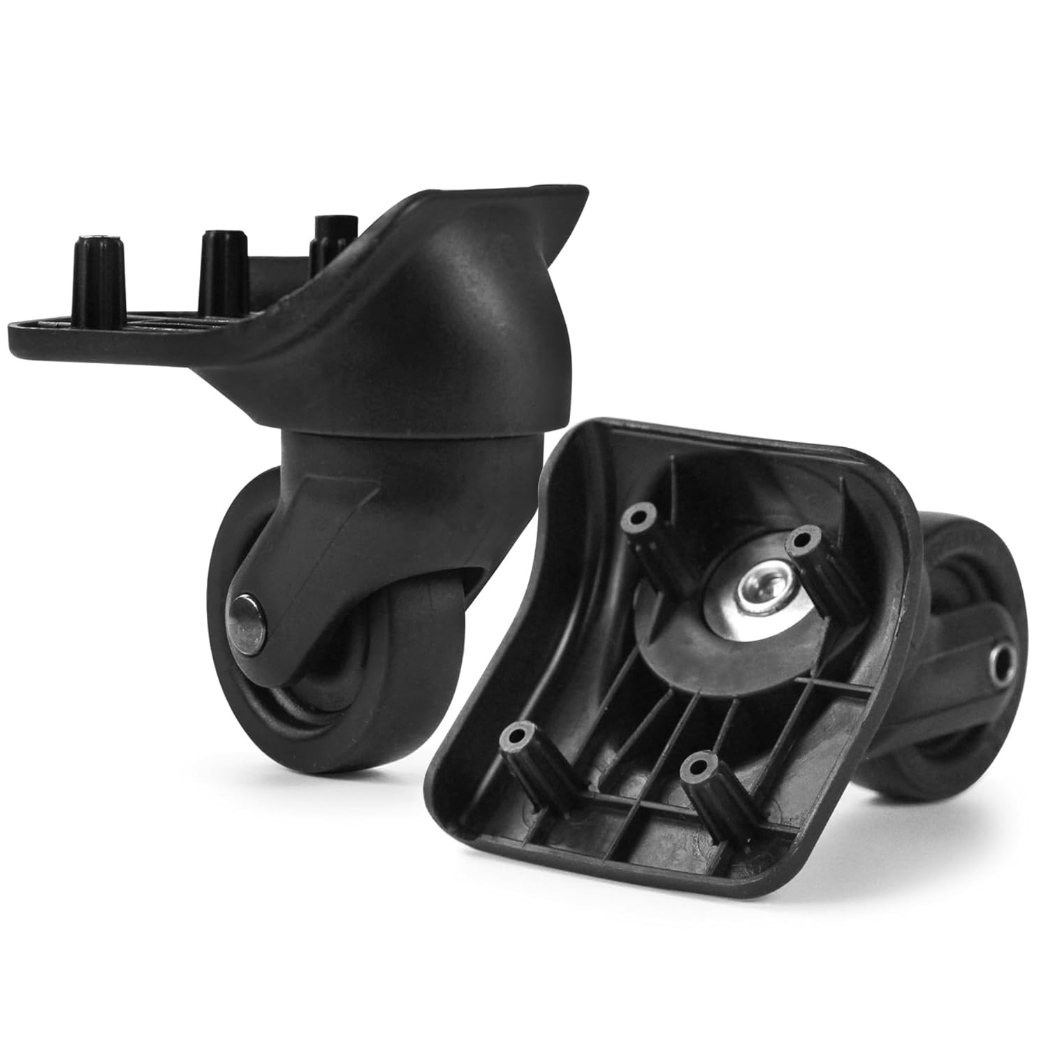 GUGULUZA Luggage Wheel Replacement - 1 Pair Spinner Caster for Suitcase Repair
