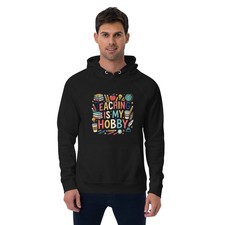 Teaching is my Hobby Unisex eco raglan hoodie