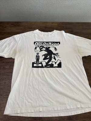 Vintage Operation Ivy Thrashed Stained Well Loved T Shirt Size XL