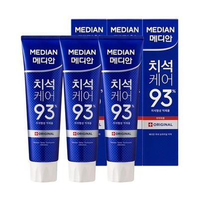 MEDIAN Dental IQ 93% Toothpaste 120g x 3ea SET