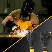 6AWG 40FT Welder Extension Cord for Welding Machines with ETL Approved