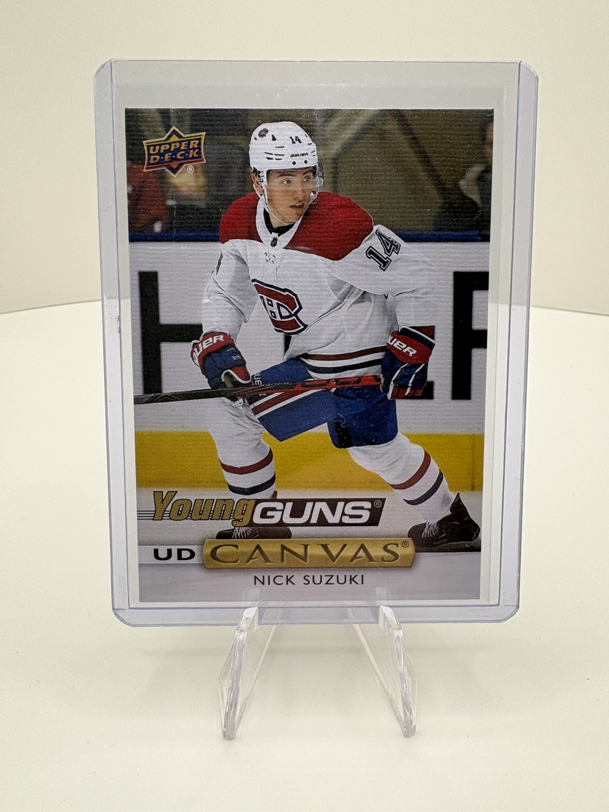 2019-20 Upper Deck UD Canvas Young Guns Nick Suzuki RC Rookie #C115 Canadiens