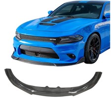 Charger 3 Stage Glossy Black Carbon Fiber Front Splitter 2015-2023 SRT RT GT SXT