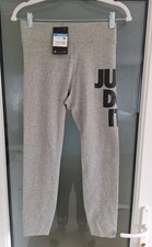 Image of Nike Just Do It 7/8 Tight Fit Grey Womens Leggings - Size Medium - BRAND NEW