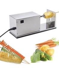 Cortador de patatas tornado en espiral cinta eléctrica chip twister cortador de verduras