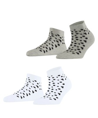 Esprit Sneakersocken Playful Hearts 2-Pack Damen