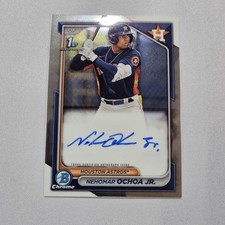 Nehomar Ochoa Jr. 2024 Bowman Chrome Prospect Auto #CPA-NOC (Astros) 1st Bowman