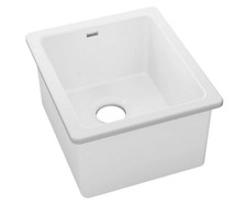 Elkay SWU1517 16-7/16" Undermount Single Basin Fireclay Bar Sink - White NEW 