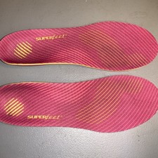 SuperFeet Run FL786507 Womens 6.5-8 Size C Support Shoe Insoles - Non Trimmed