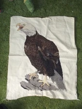 Finished Counted Cross Stitch Endangered Species Bald Eagle B136