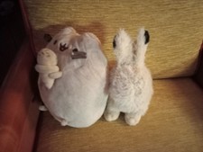 Lot of 10 plush animals of varying sizes and types, in excellent condition.
